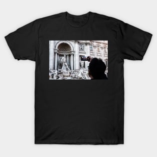 Trvi Fountain in Rome, Roma T-Shirt